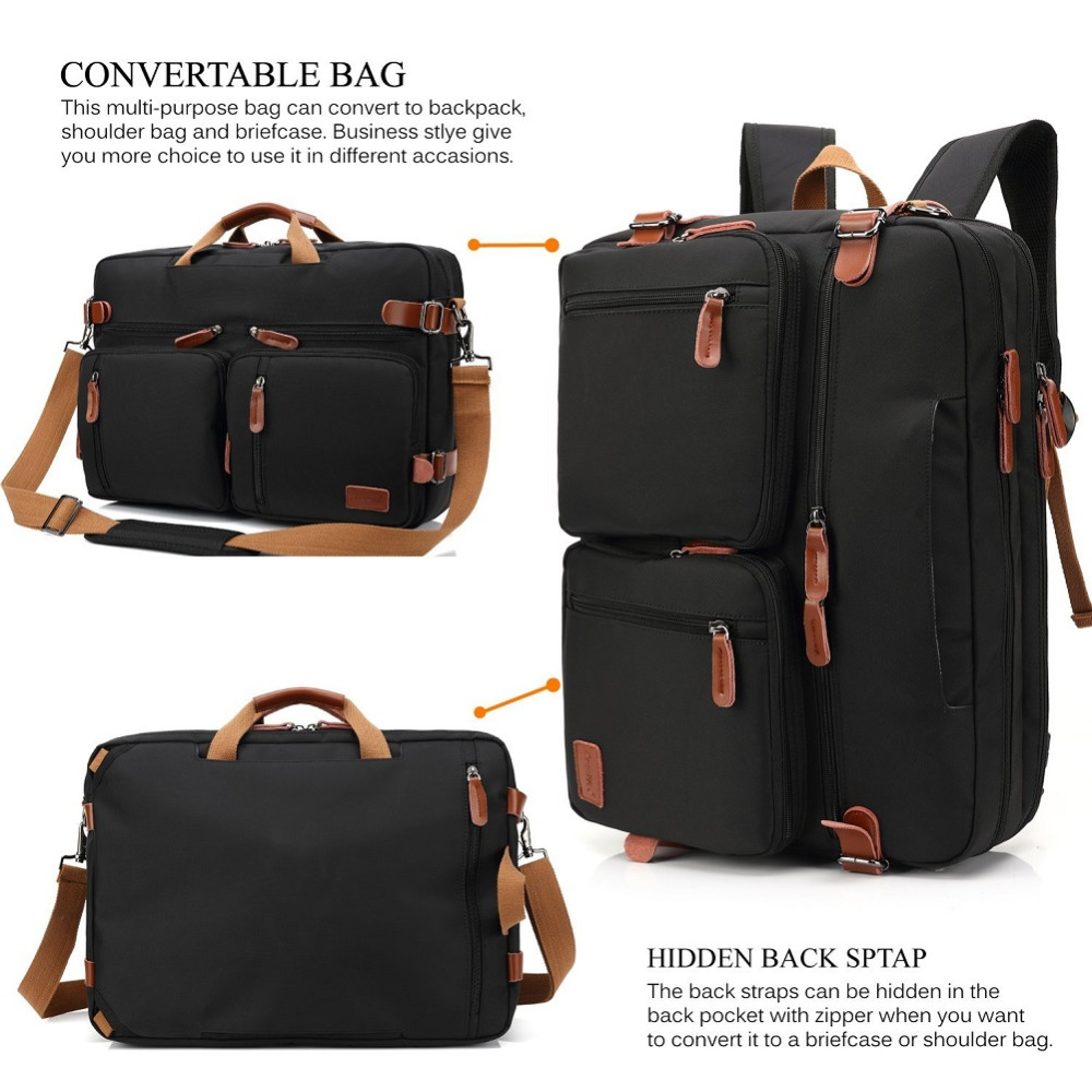 3-in-1 Convertible Laptop Back - đánh giá và giá Laptop Backpack 15.6
