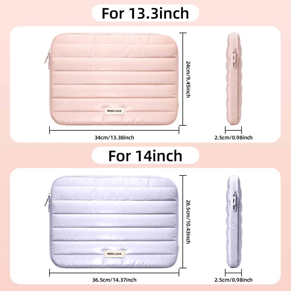 13/14 Inch Puffy Laptop Sleeve - đánh giá và giá Laptop Backpack 15.6